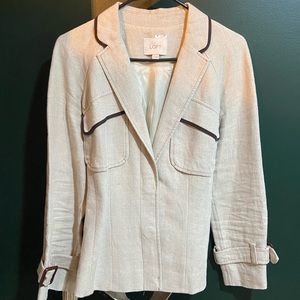 Loft linen blazer